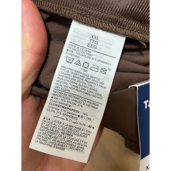 Old Navy Go Dry Tapered Brown Pull On Lightweight Athletic Pants Women's XXL NWT - Picture 7 of 8